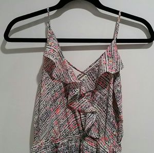 NTW!! LUSH Ivory Dress with Multicolor Accents